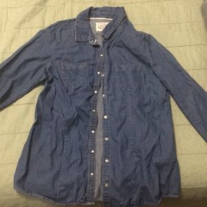 *free with purchase* Jean button down top